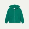 Sudadera de niña con capucha verde-MINI Hot
