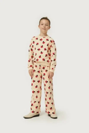 Sudadera de niña estampado de setas beige-MINI Online