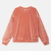 Sudadera unisex en terciopelo rosa-MINI Sale