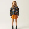 Top de niña con manga larga y estampado floral-MINI Hot