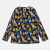 Top de niña con manga larga y estampado floral-MINI Hot