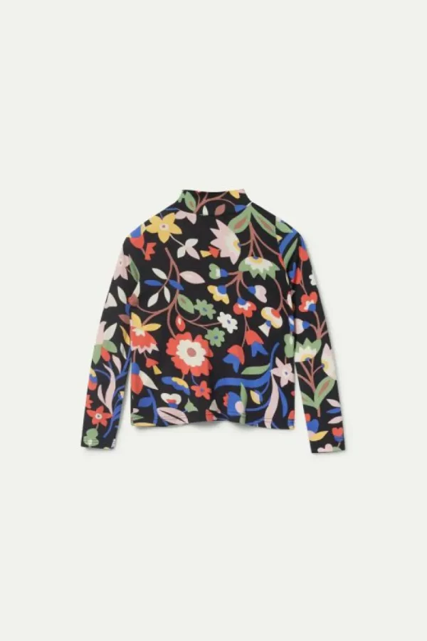 Top de niña estampado floral grande-MINI Cheap