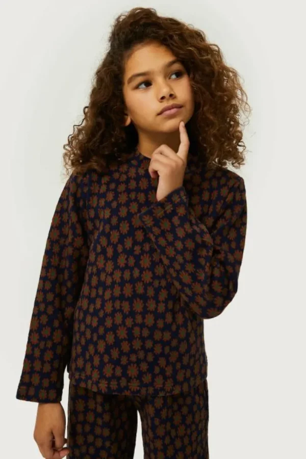 Top de niña estampado floral azul-MINI Store