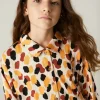 Vestido corto camisero de niña con estampado de lunares-MINI Flash Sale