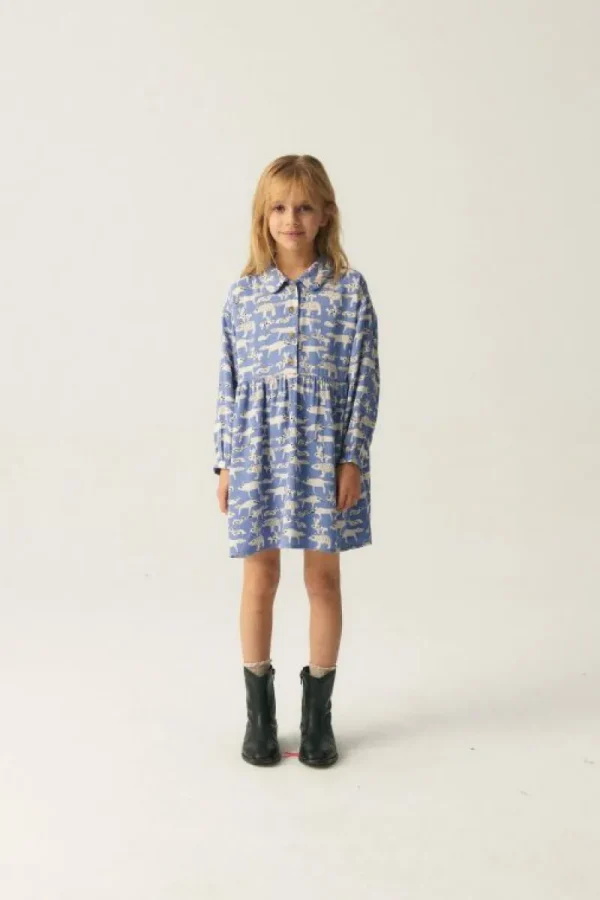 vestido_corto_camisero_de_4-1.webp Vestido corto camisero de niña con estampado de animales-MINI Cheap