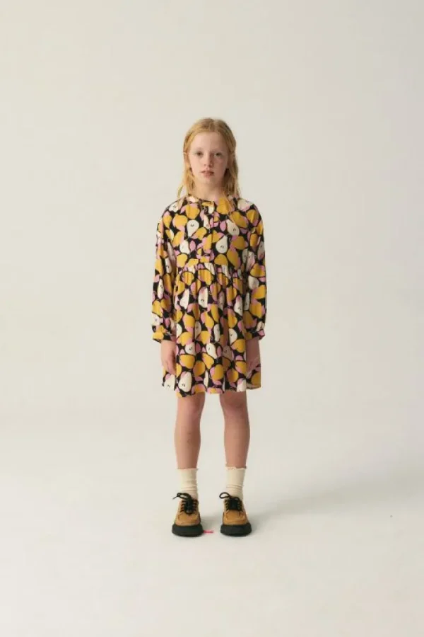 vestido_corto_camisero_de_4-2.webp Vestido corto camisero de niña con estampado de peras-MINI Flash Sale