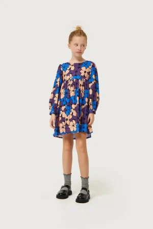 Vestido corto de niña estampado floral Camille-MINI Online