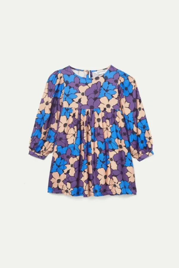 Vestido corto de niña estampado floral Camille-MINI Online