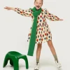 Vestido corto de niña estampado de setas multicolor-MINI Online