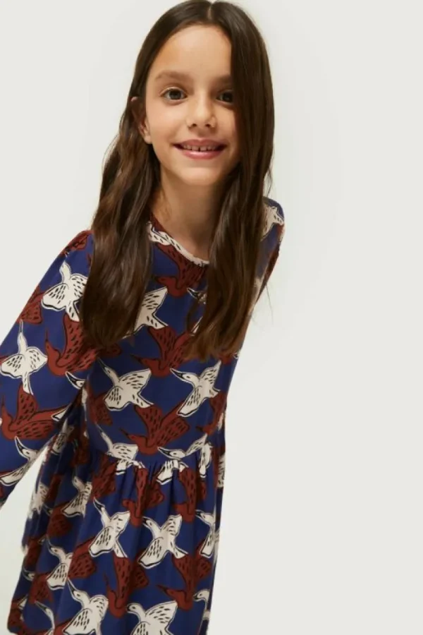 Vestido corto de niña estampado de animales Garza-MINI Discount