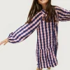 vestido_corto_de_nia_esta_3-8.webp Vestido corto de niña estampado de rayas Serpentina-MINI Online