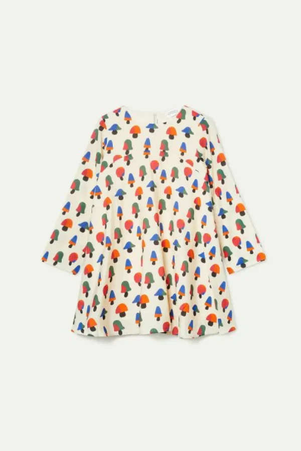 Vestido corto estampado de setas multicolor-COMPAÑIAFANTASTICA Best Sale