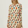 Vestido corto estampado de setas multicolor-COMPAÑIAFANTASTICA Best Sale
