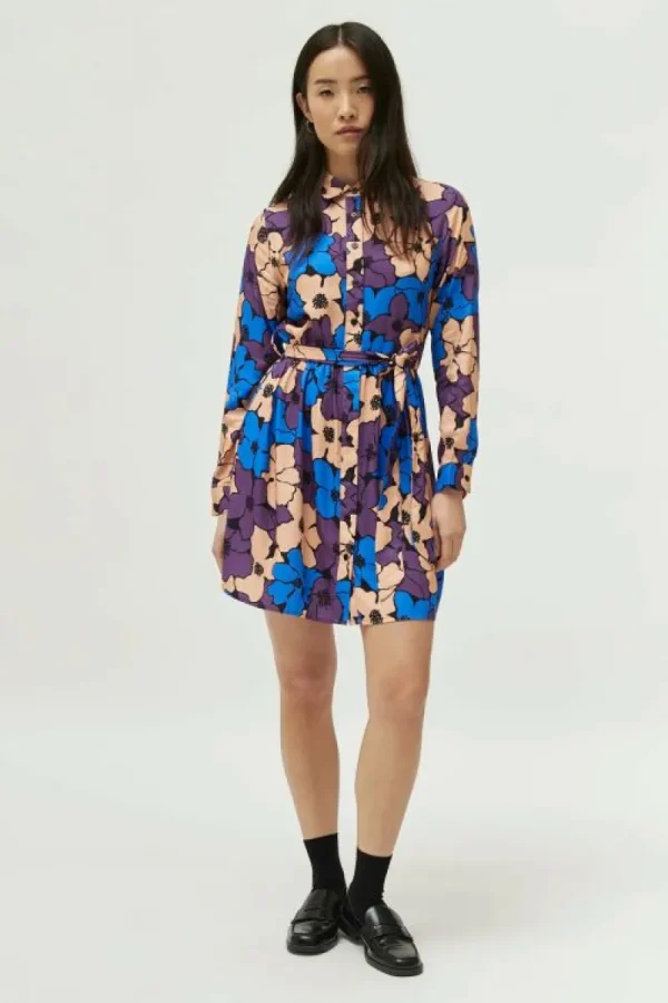 Vestido corto estampado floral Camille-COMPAÑIAFANTASTICA Discount
