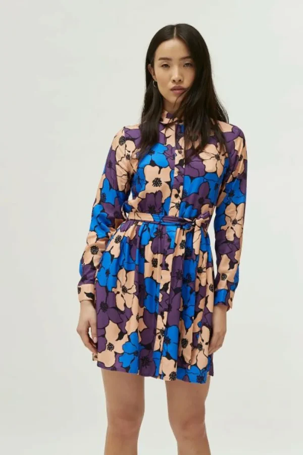 Vestido corto estampado floral Camille-COMPAÑIAFANTASTICA Discount