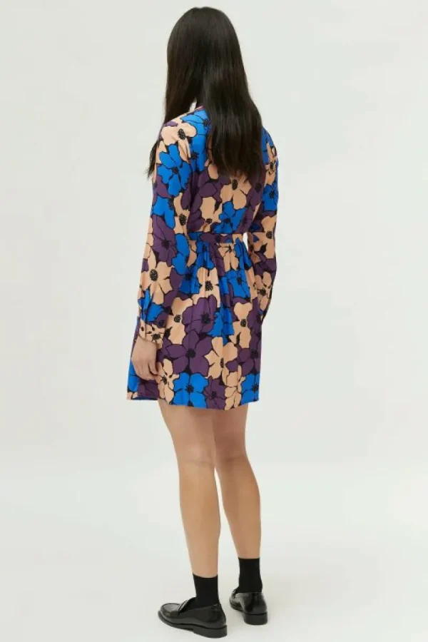 Vestido corto estampado floral Camille-COMPAÑIAFANTASTICA Discount