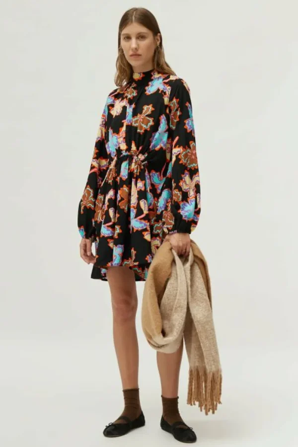 vestido_corto_estampado_f_5.webp Vestido corto estampado floral Alhelí-COMPAÑIAFANTASTICA Cheap