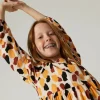 Vestido midi de niña con estampado de lunares-MINI Online