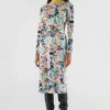 Vestido midi elástico con estampado fantasía-COMPAÑIAFANTASTICA Best Sale