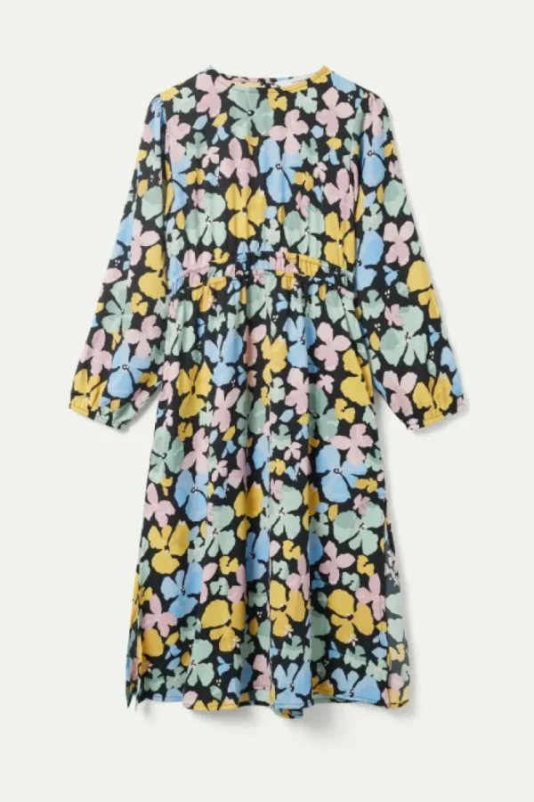 Vestido midi estampado floral Jacinto-COMPAÑIAFANTASTICA Discount