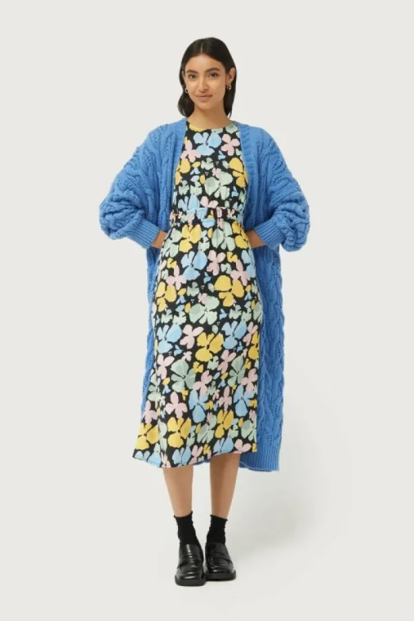 Vestido midi estampado floral Jacinto-COMPAÑIAFANTASTICA Discount