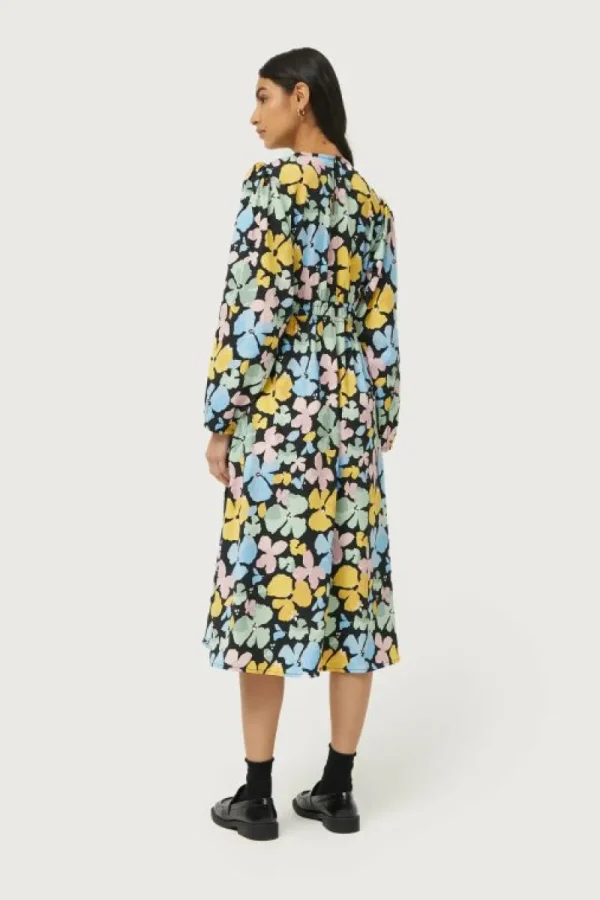 Vestido midi estampado floral Jacinto-COMPAÑIAFANTASTICA Discount
