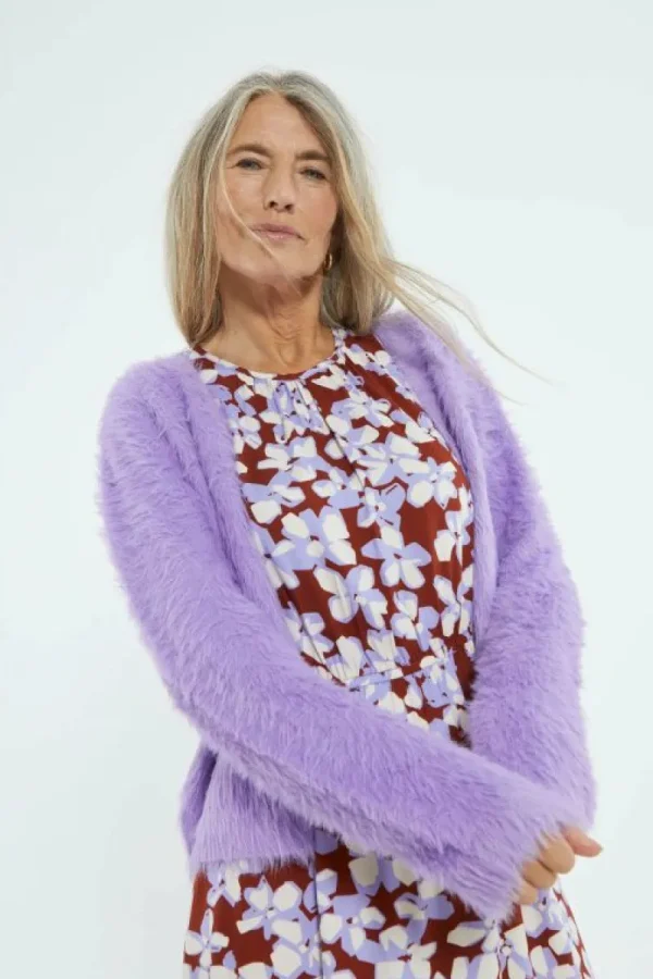 Vestido midi evasé con estampado de flores-COMPAÑIAFANTASTICA Cheap